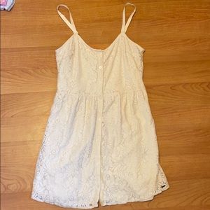 Volcom Cream Eyelit Dress